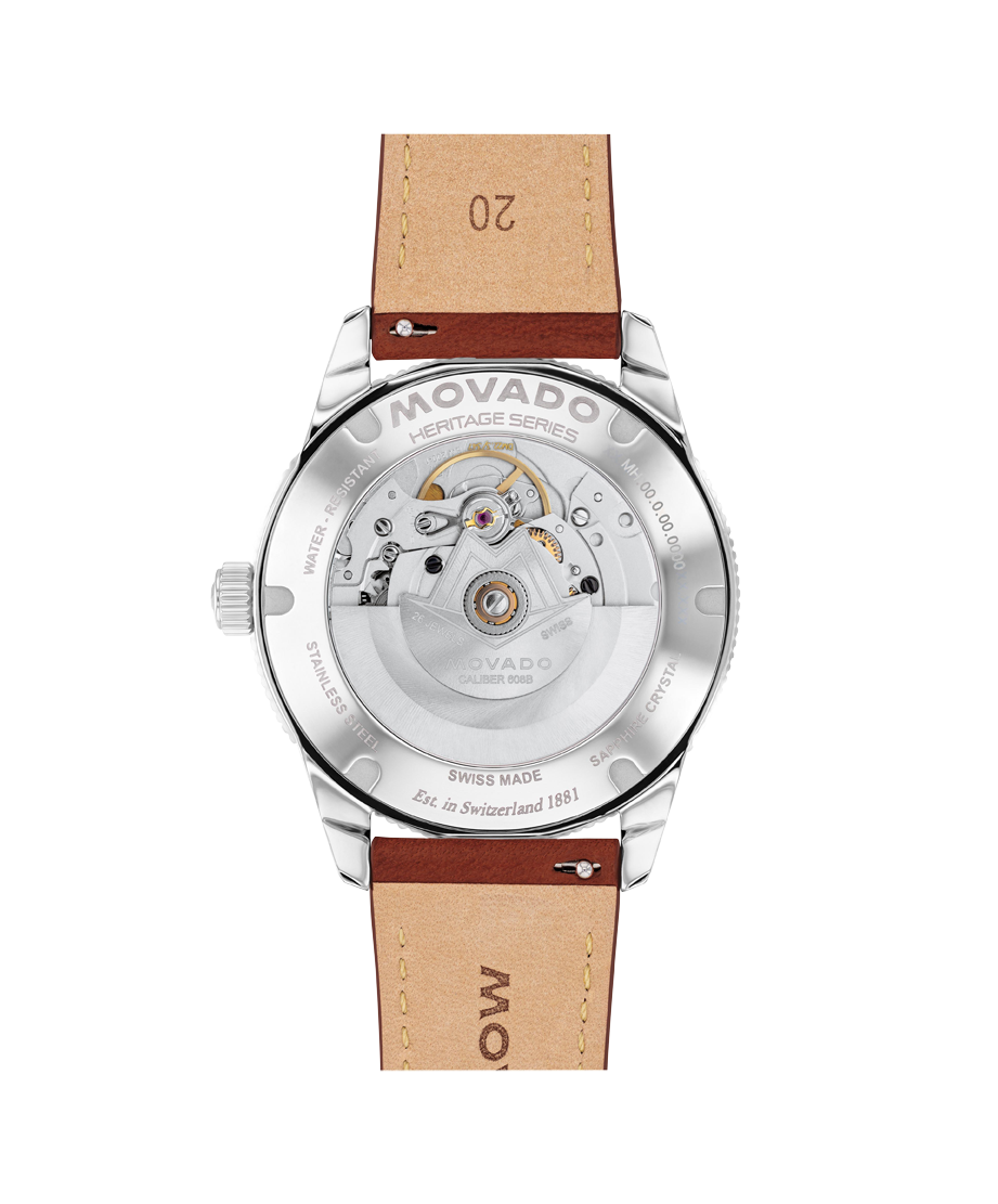 Movado Heritage Calendoplan S 40mm SwissAutomatic Watch 