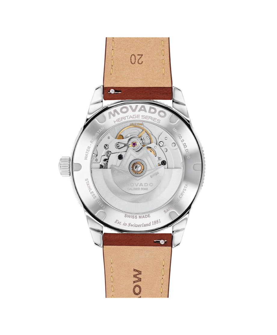 Movado Heritage Calendoplan S 40mm SwissAutomatic Watch 