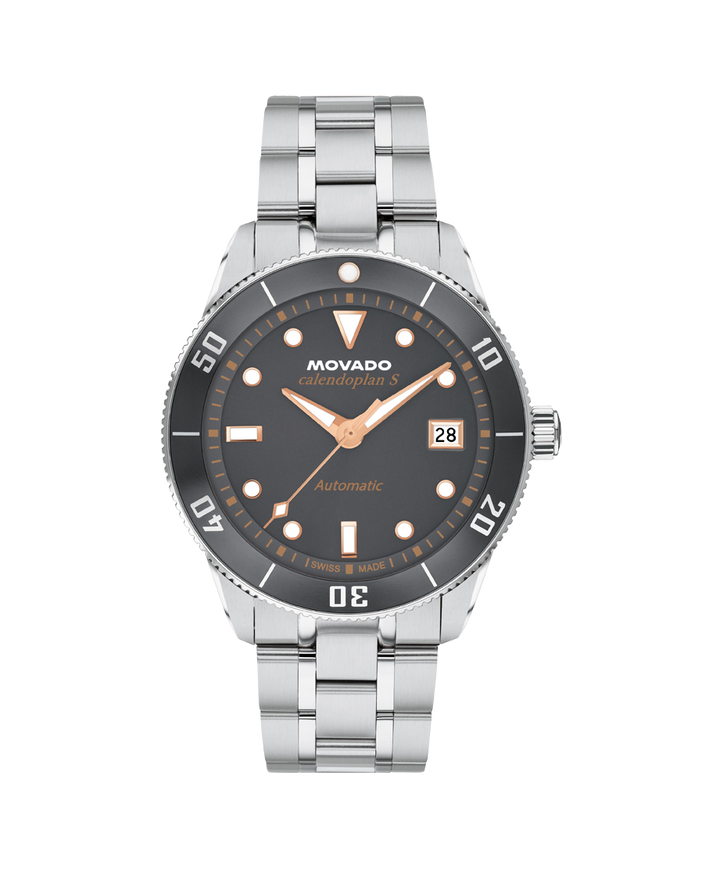 Movado Heritage Series Calendoplan S 40mm Automatic Watch. 3650228