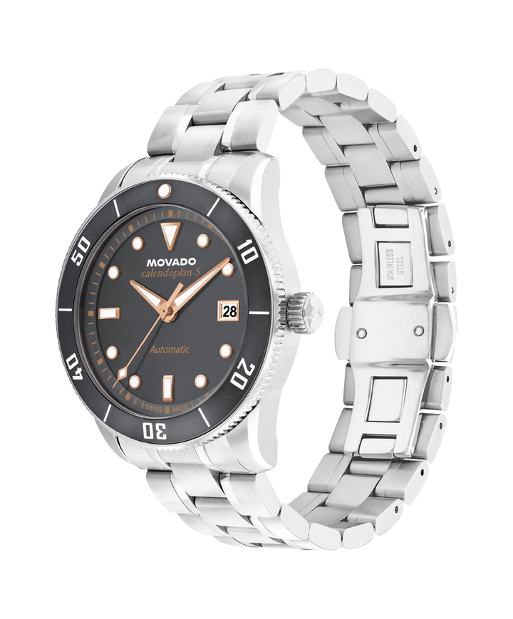 Movado Heritage Series Calendoplan S 40mm Automatic Watch. 3650228