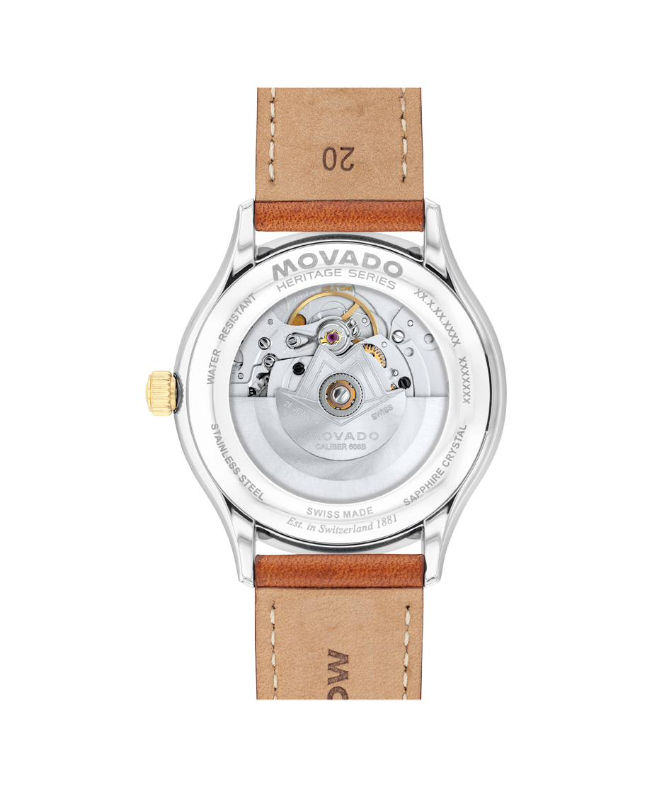 Movado Heritage Calendoplan 40mm SwissAutomatic Watch 