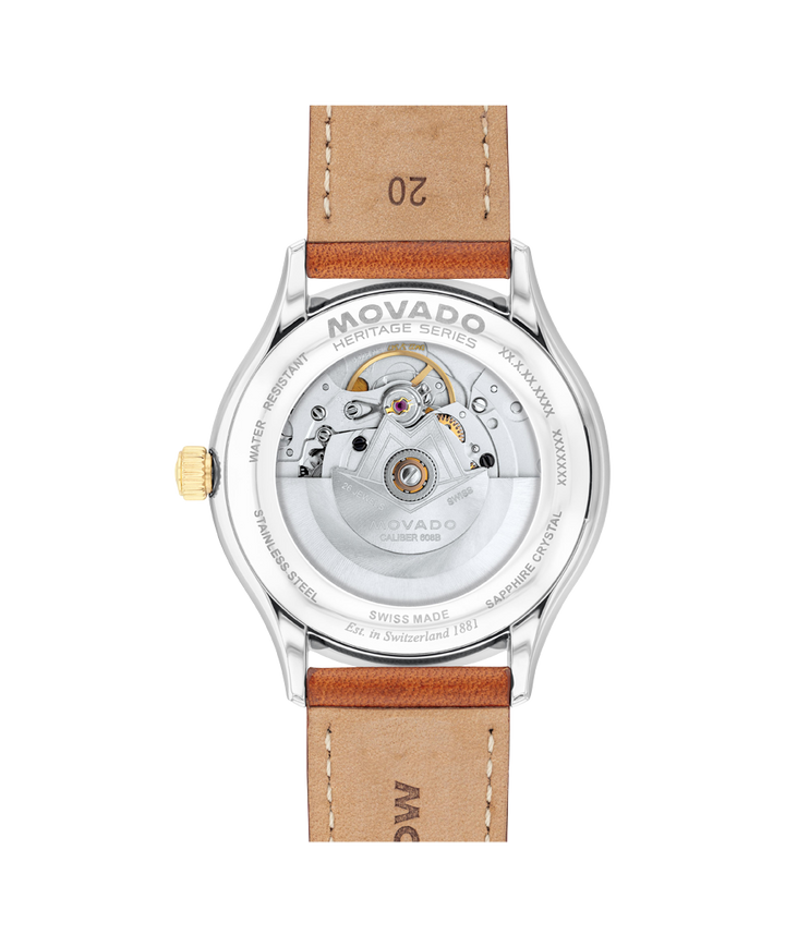 Movado Heritage Calendoplan 40mm SwissAutomatic Watch 