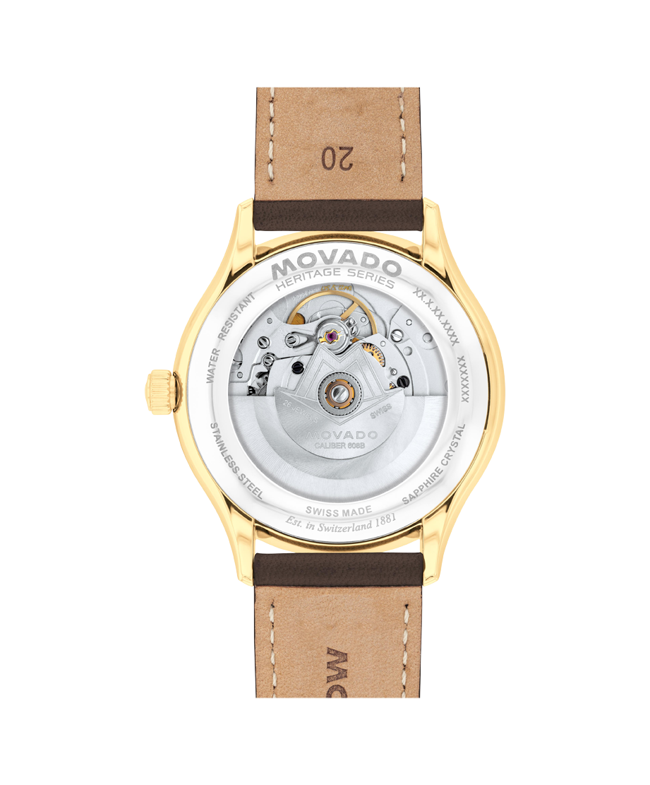 Movado Heritage Calendoplan 40mm SwissAutomatic Watch 