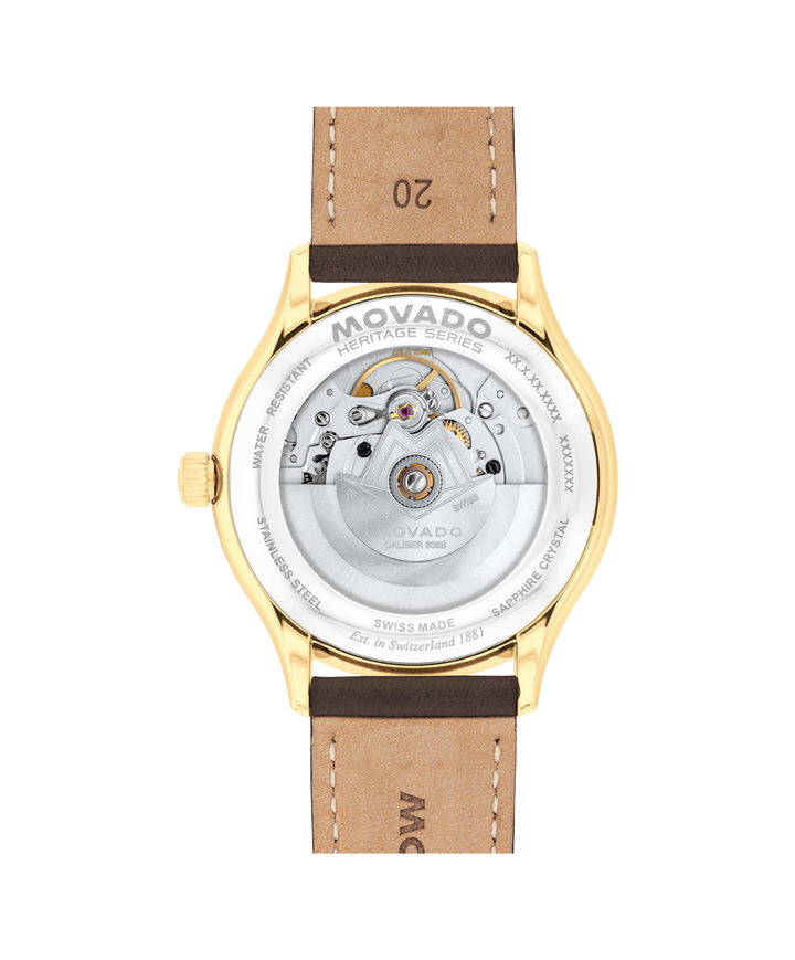 Movado Heritage Calendoplan 40mm SwissAutomatic Watch 