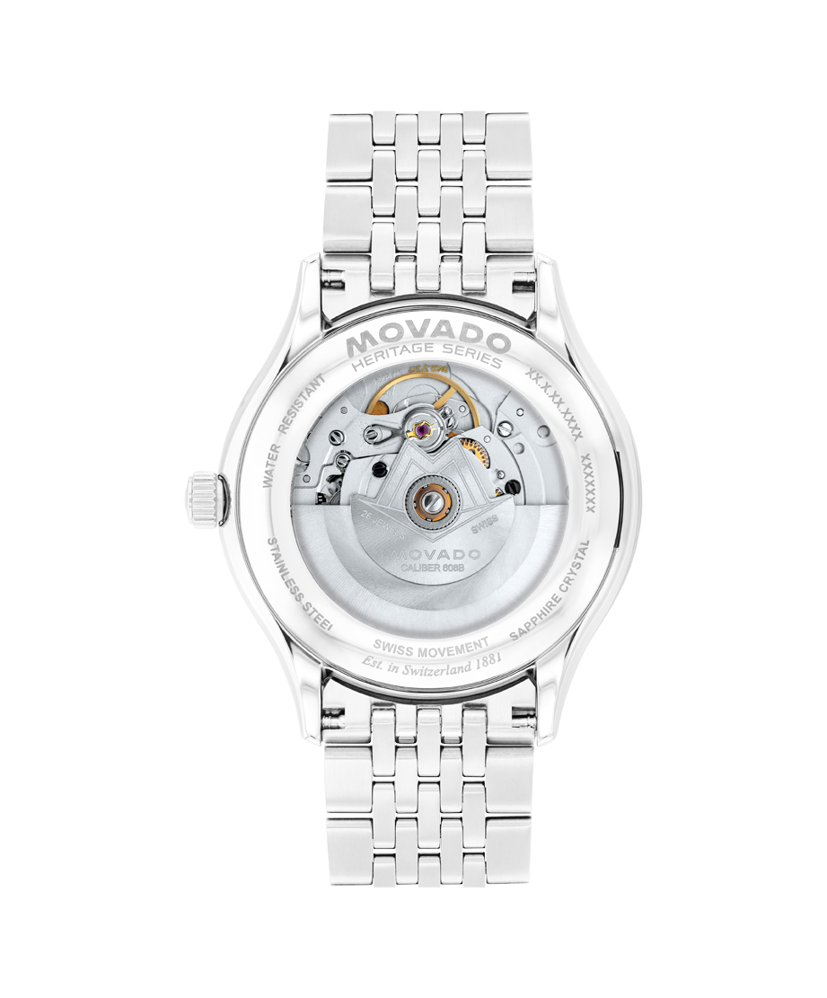 Movado Heritage Calendoplan 40mm SwissAutomatic Watch 