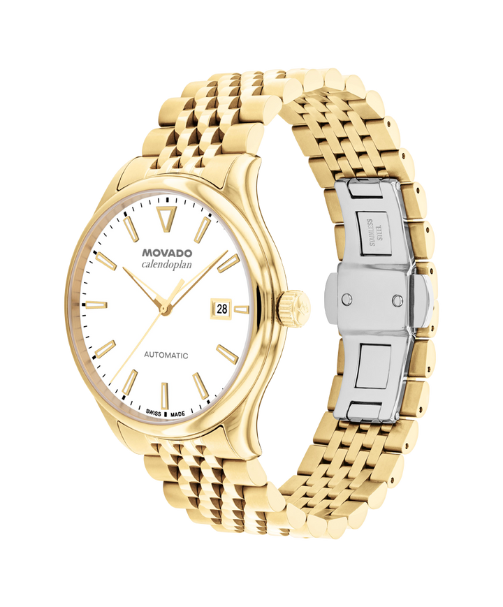 Movado Heritage Calendoplan 40mm SwissAutomatic Watch 