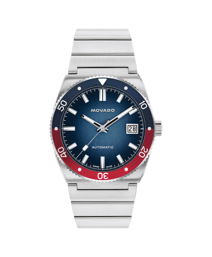 Movado Heritage Ondoplan 39mm SwissAutomatic Watch 