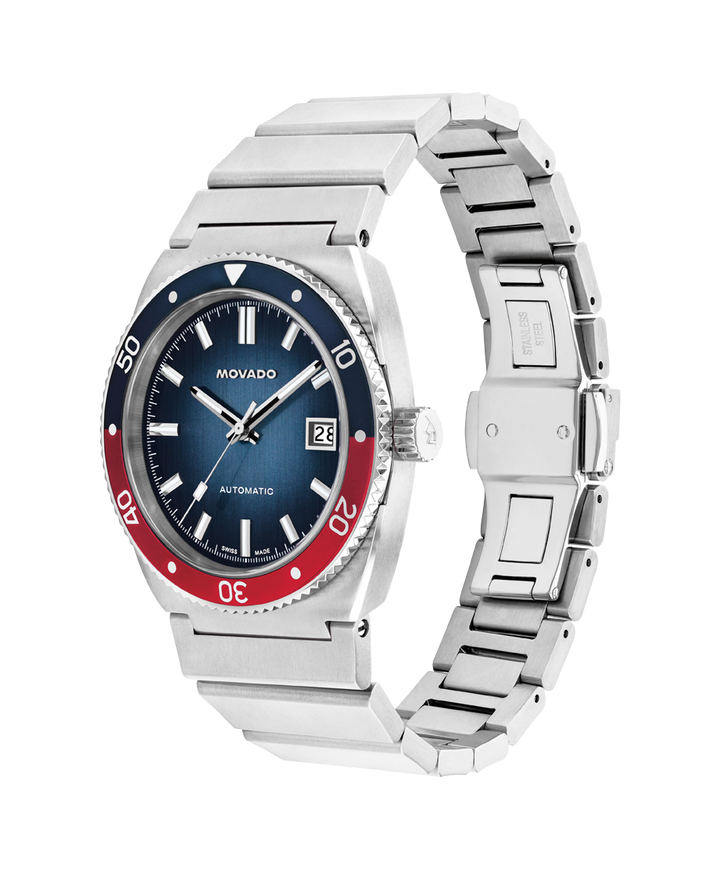 Movado Heritage Ondoplan 39mm SwissAutomatic Watch 