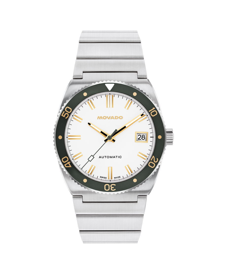 Movado Heritage Ondoplan 39mm SwissAutomatic Watch 