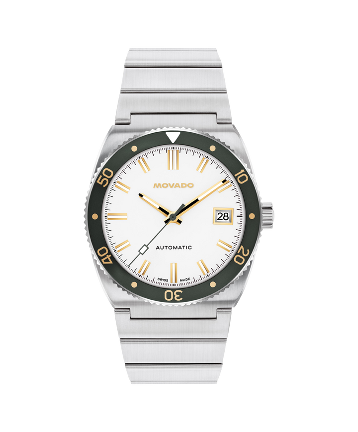 Movado Heritage Ondoplan 39mm SwissAutomatic Watch 