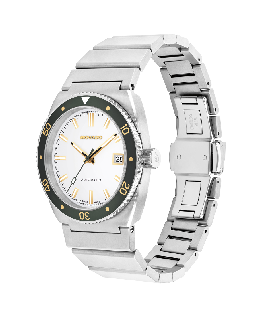 Movado Heritage Ondoplan 39mm SwissAutomatic Watch 