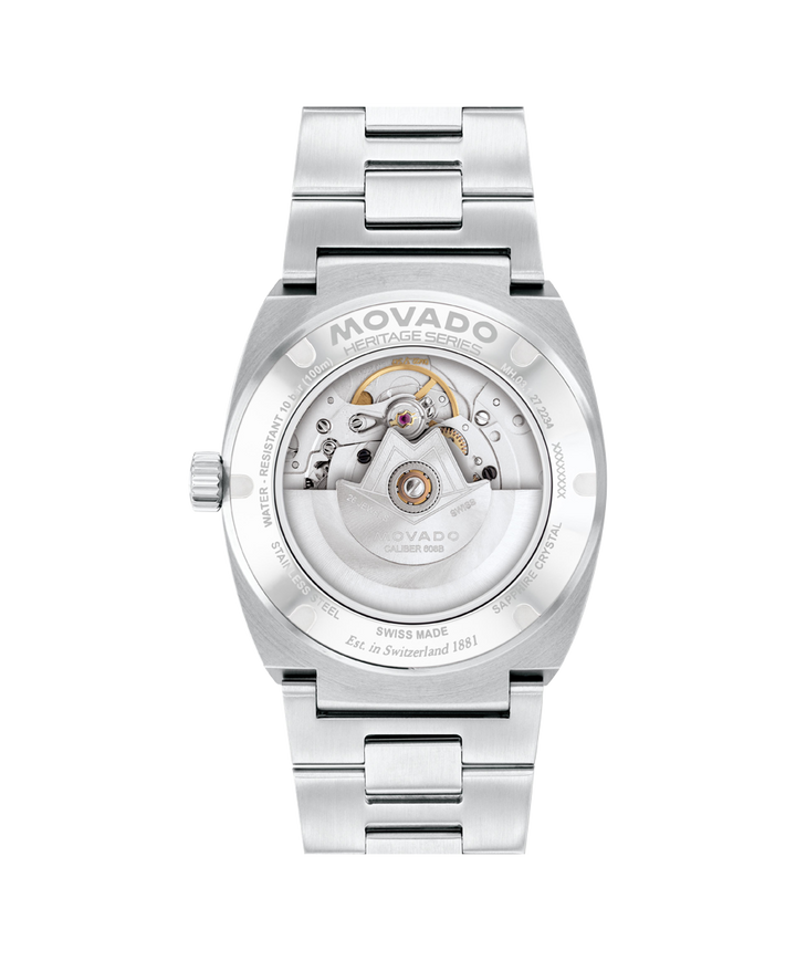 Movado Heritage Ondoplan 39mm SwissAutomatic Watch 