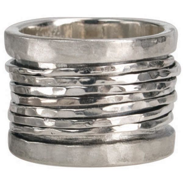 Serenity Meditation Ring. Sterling Silver. Size 6