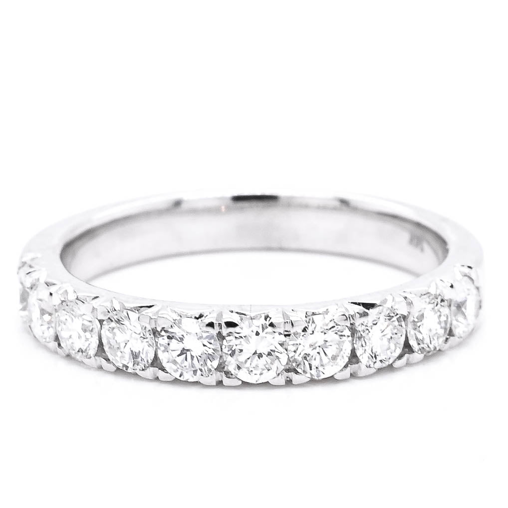 graziella 14KT White Gold 0.77CTW Diamond Wedding Band