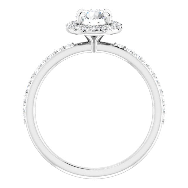 Graziella Originals Diamond Engagement Ring. 0.90CTW. SI1-F  EGL Center.