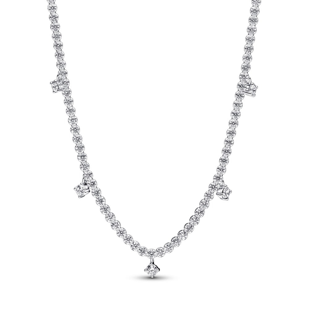 Pandora Sparkling Drop Collier Necklace.