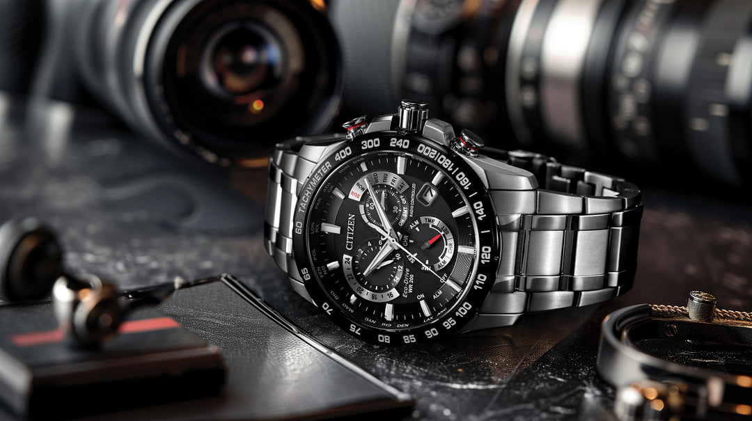 Citizen Perpetual Chrono AT 42MM Eco-Drive Watch. CB5898-59E