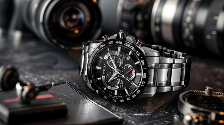 Citizen Perpetual Chrono AT 42MM Eco-Drive Watch. CB5898-59E