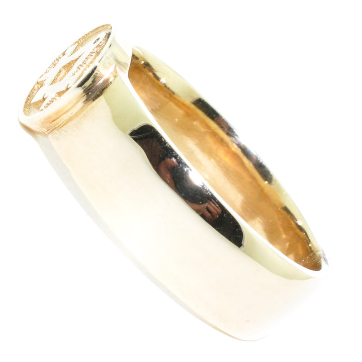 Graziella 10KT Yellow Gold Masonic Ring - Size 13