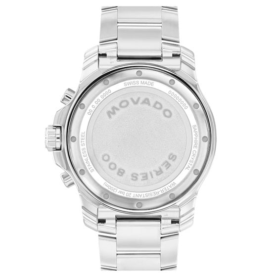 Movado Series 800 42mm Chronograph Swiss Quartz Watch. 2600195