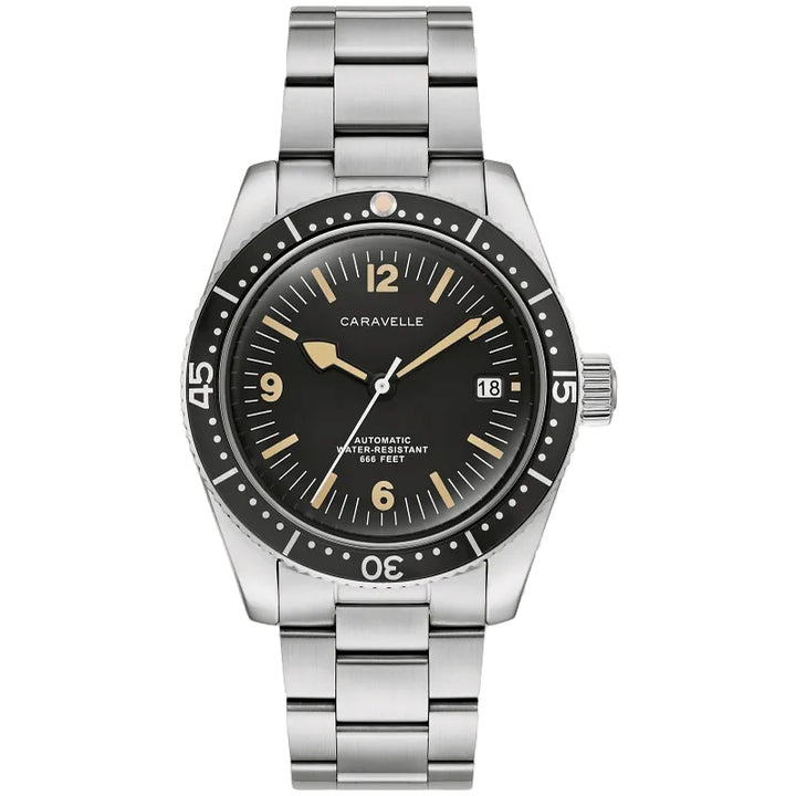 Caravelle Vintage Sea Hunter 39mm Automatic Watch 