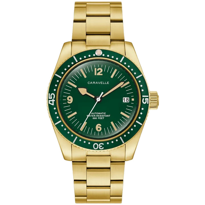 Caravelle Vintage Sea Hunter 39mm Automatic Watch 