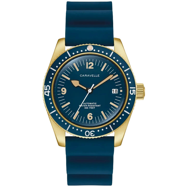 Caravelle Vintage Sea Hunter 39mm Automatic Watch 
