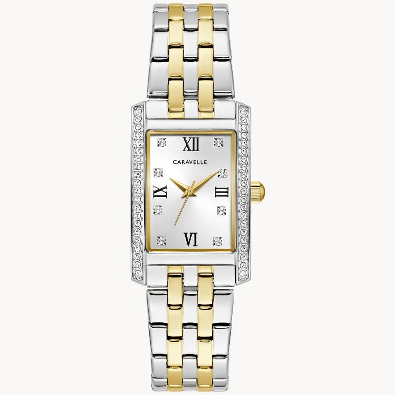 Caravelle Crystal 21.5mm Quartz Watch. 45L191