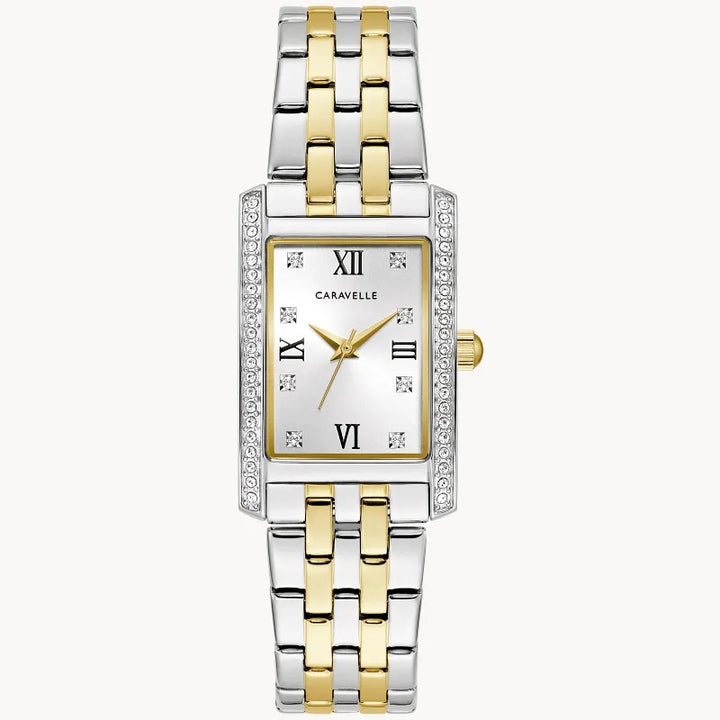 Caravelle Crystal 21.5mm Quartz Watch. 45L191