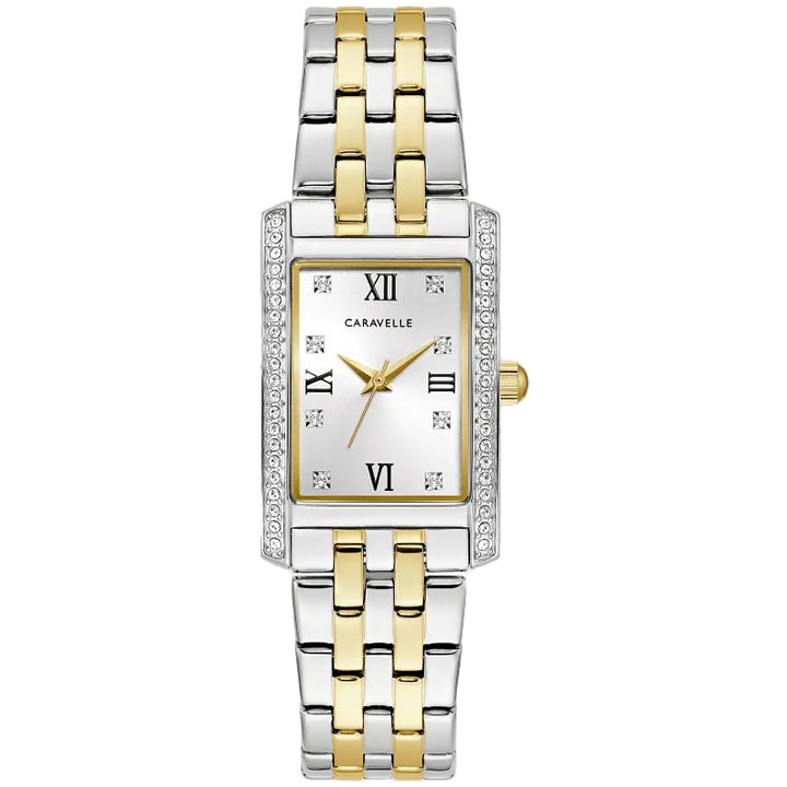 Bulova Caravelle Crystal 21.5mm Quartz Watch 45L191