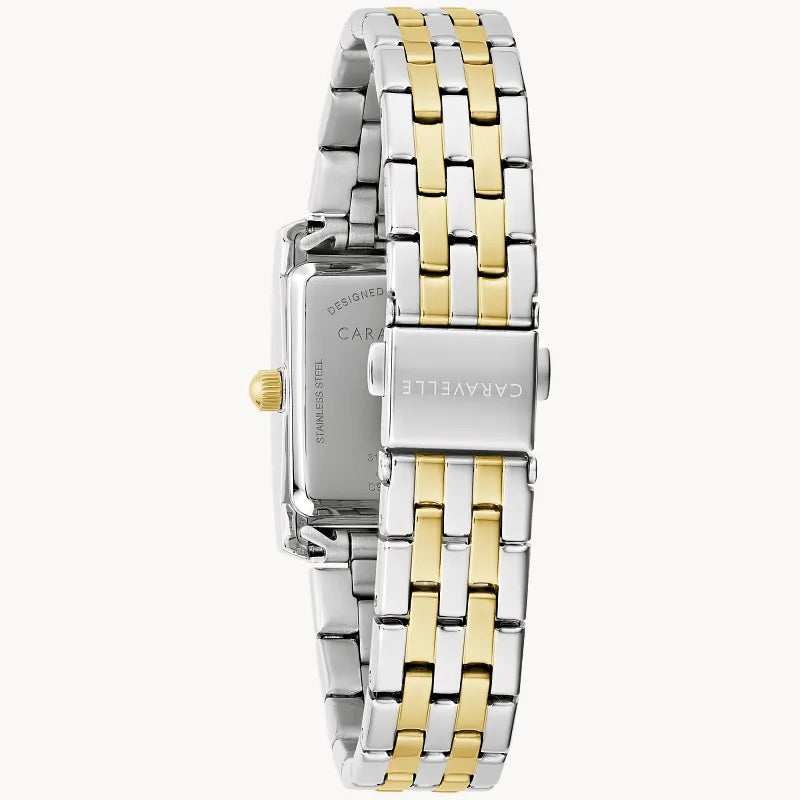 Caravelle Crystal 21.5mm Quartz Watch. 45L191