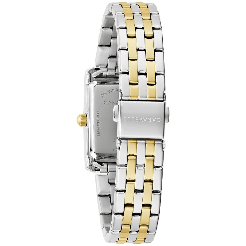 Bulova Caravelle Crystal 21.5mm Quartz Watch 45L191