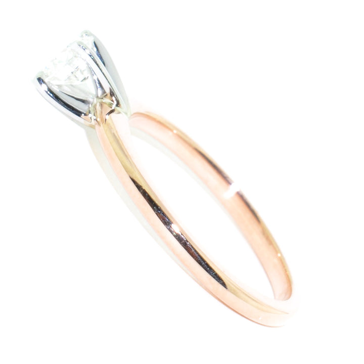 Graziella Originals Diamond Engagement Ring - 0.50CTW GIA Certified SI-2 G Centre Diamond