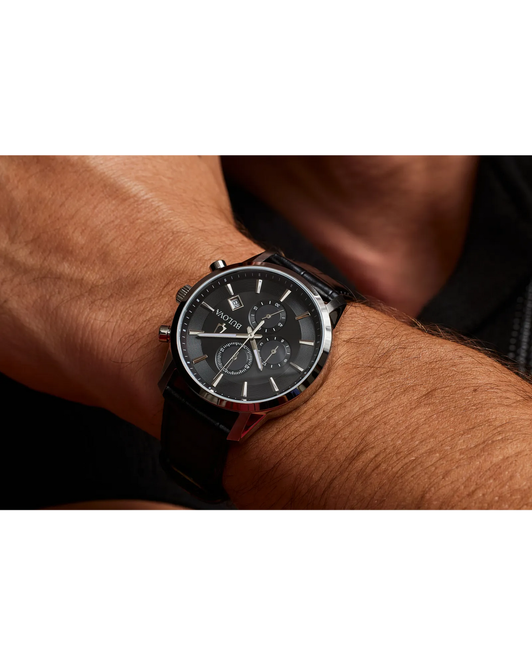 Bulova Sutton 41mm Chronograph Quartz Watch. 96B403