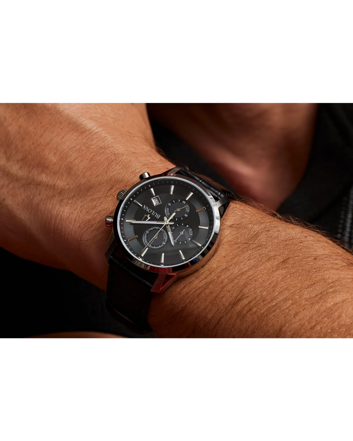 Bulova Sutton 41mm Chronograph Quartz Watch. 96B403