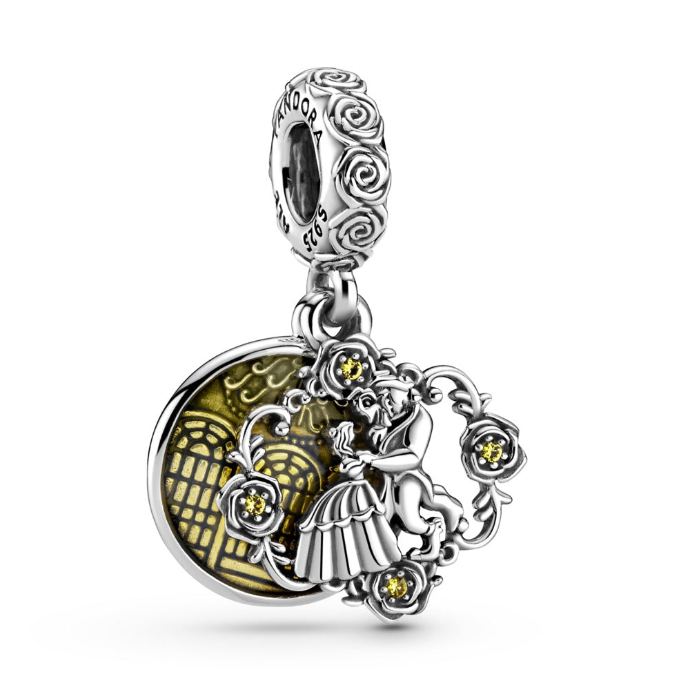 Disney Beauty and the Beast Dancing Dangle Charm
