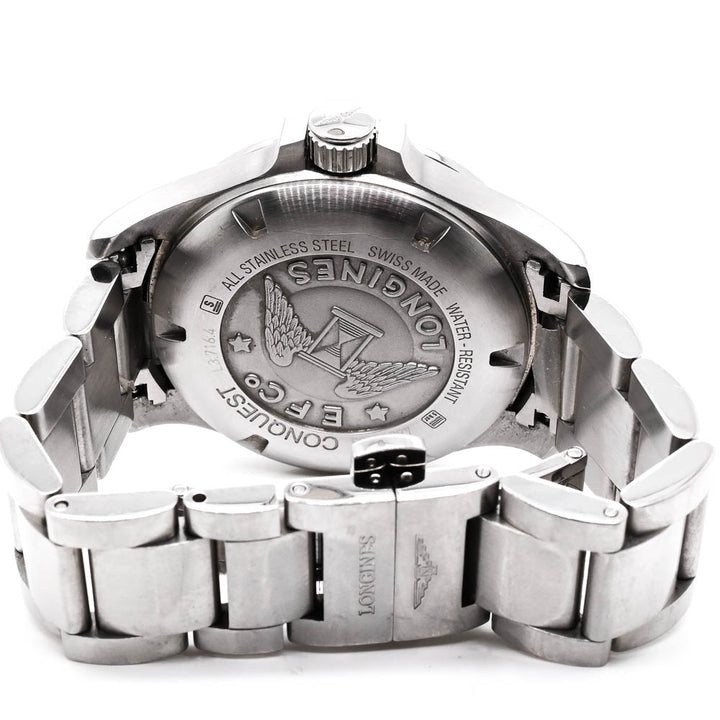 Pre-Owned Longines Conquest HVP 43mm Swiss Quartz Watch. L37264566.