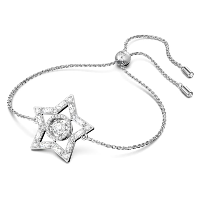Swarovski Stella White Rhodium-Plated Bracelet