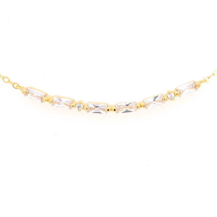 Graziella Sterling Silver 18"  CZ Morse Code MAMA  Necklace.