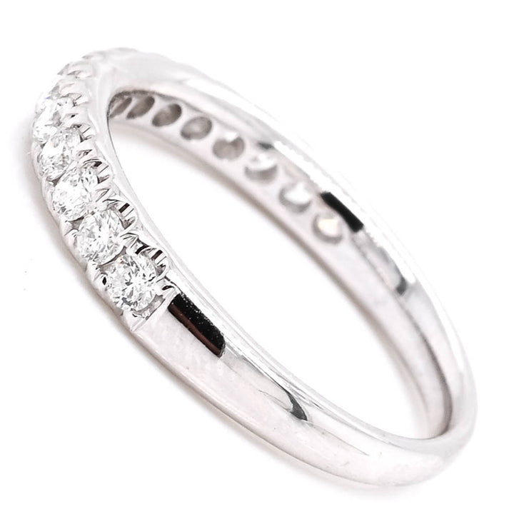 14KT White Gold 0.51CTW Diamond Wedding Band.