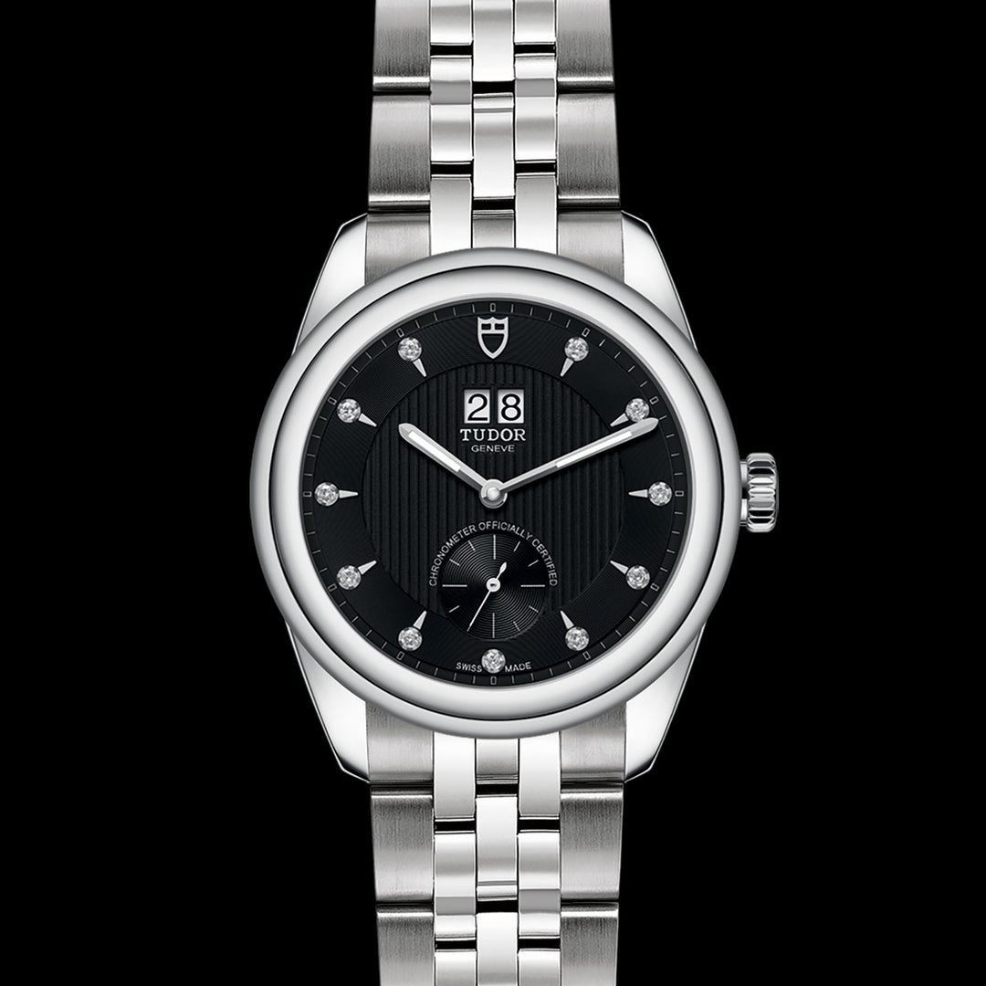 Tudor Glamour Watch - M57100-0004 - 42mm steel case