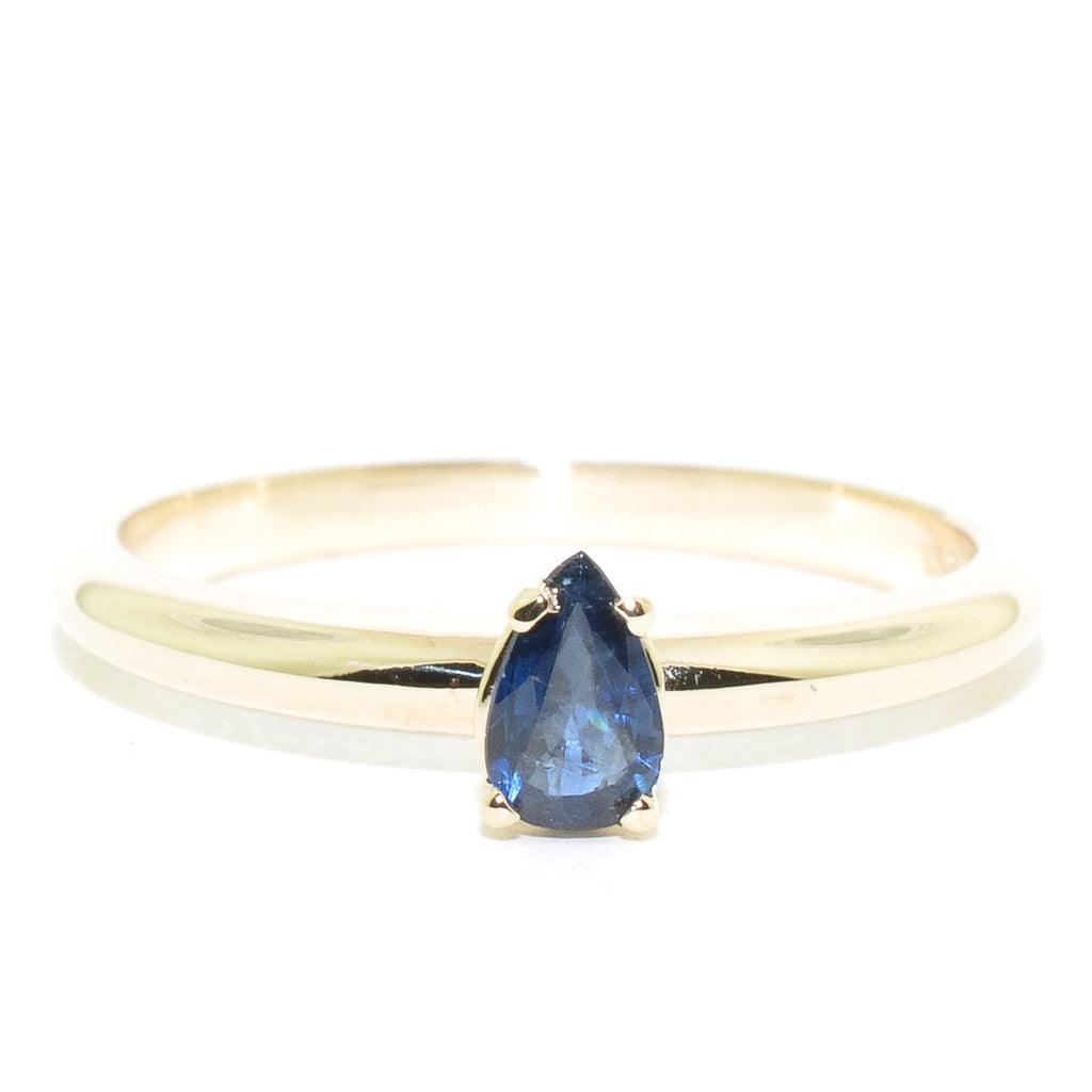 10KT Yellow Gold 0.25CT Blue S