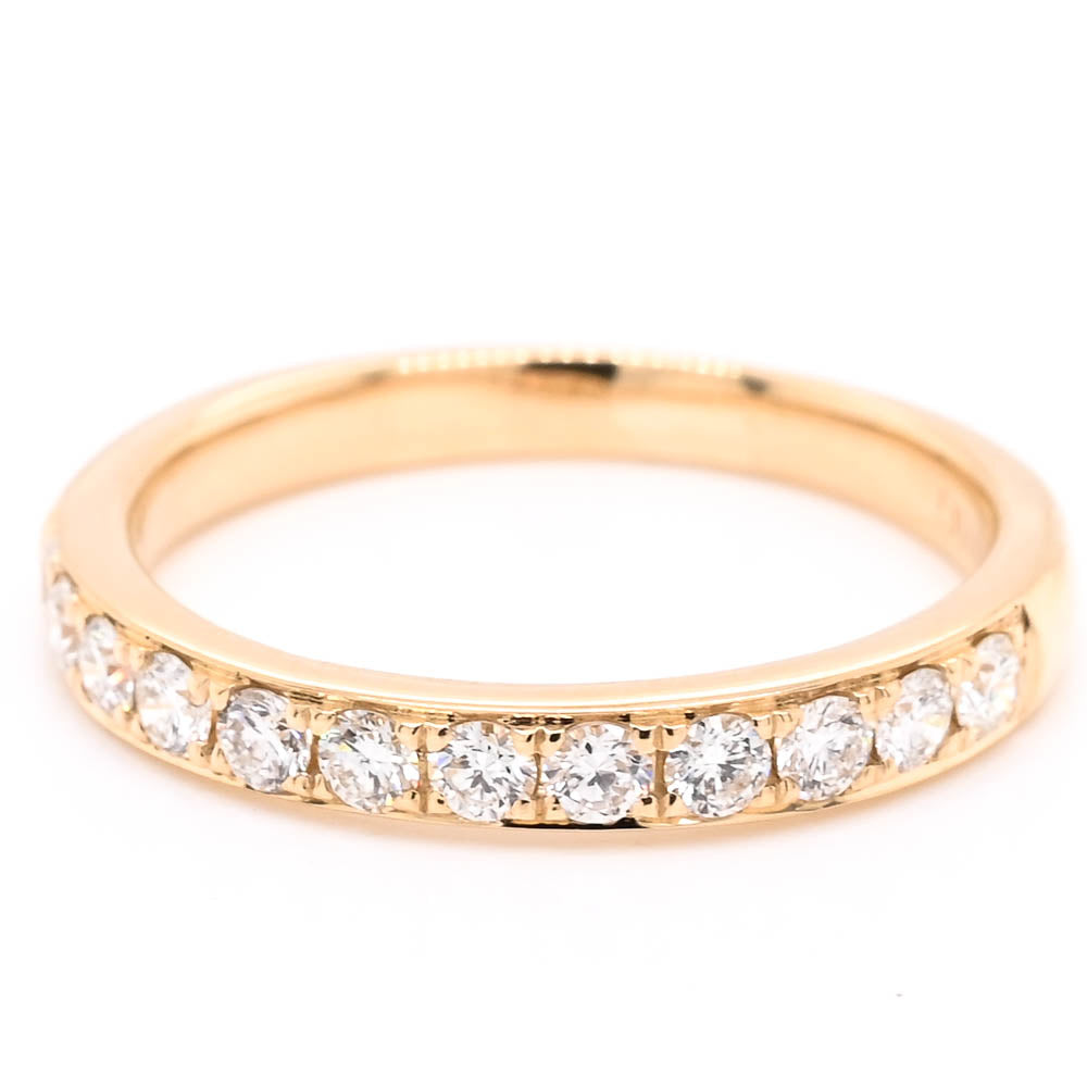 graziella 14KT Yellow Gold 0.40CTW Diamond Wedding Band