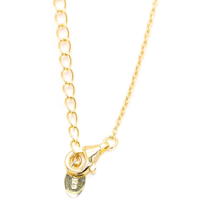 Graziella Sterling Silver Dainty Pearl Chain Necklace.