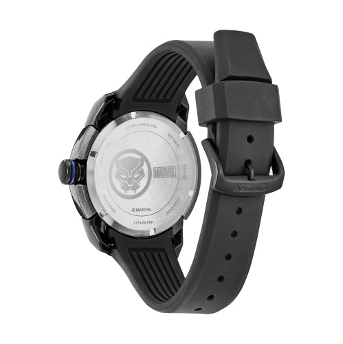 Citizen Marvel Black Panther 47mm Eco-Drive Watch. AW1615-05W