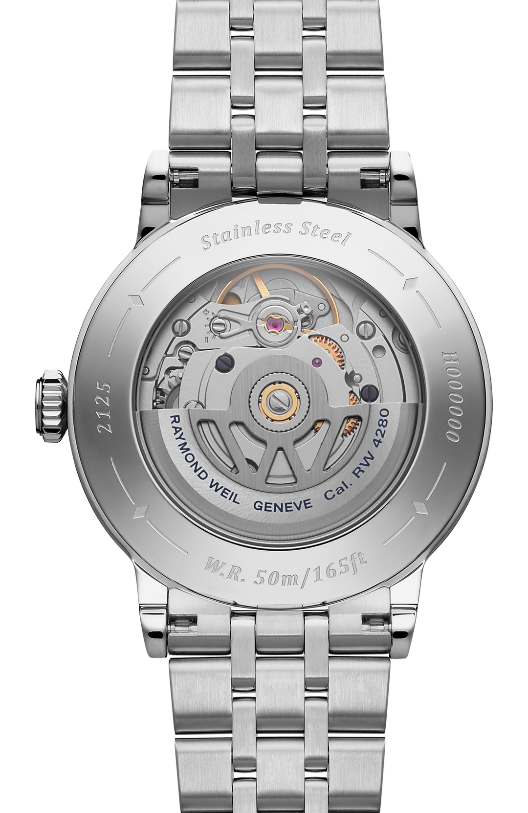 Raymond Weil Millesime Automatic Central Seconds Sage Green Dial 35mm Watch.2125-ST-52011