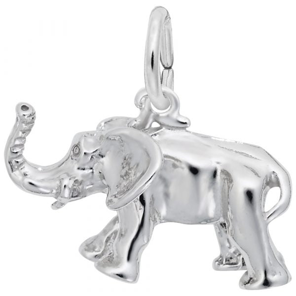 Rembrandt Sterling Silver Elephant Lrg. Charm.