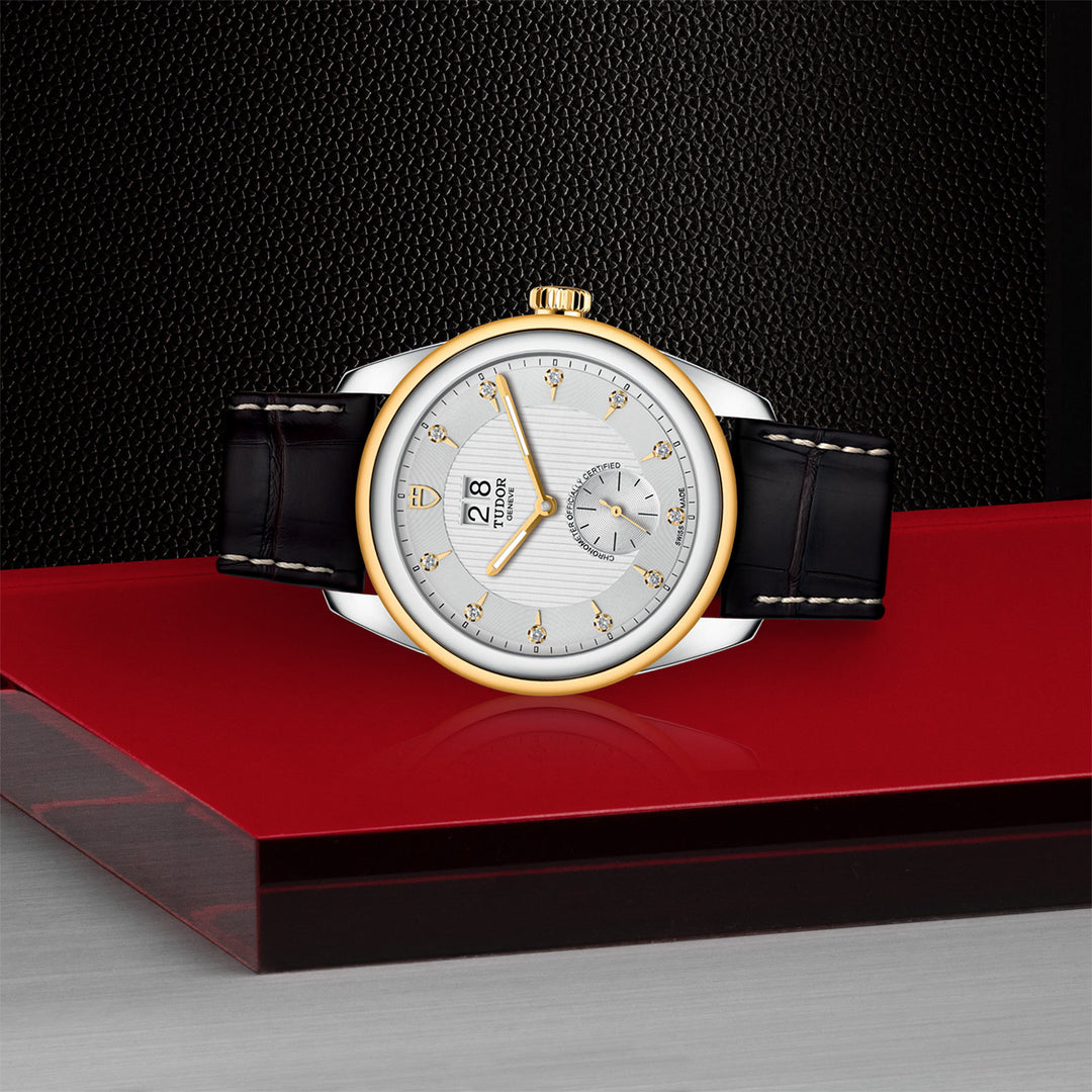 Tudor Glamour Double Date Watch - M57103-0023 - 42mm steel case