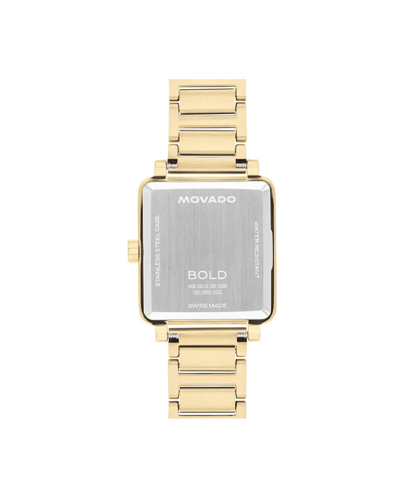 Movado Bold Evolution 2.0 28mmx26mm square Swiss Quartz Watch. 3601165