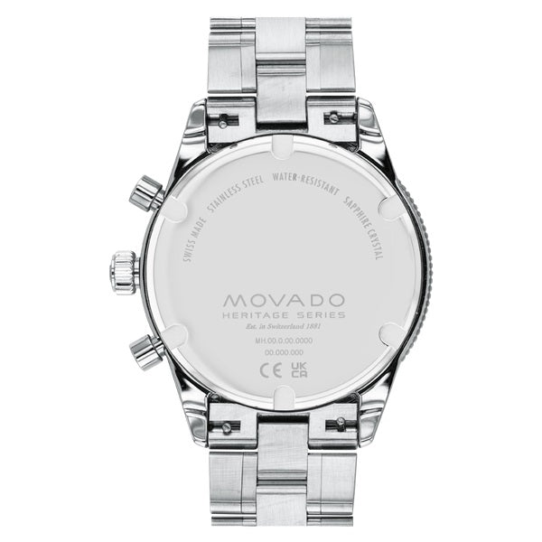 Movado Heritage Series Calendoplan Chronograph, 42mm Swiss Quartz Watch. 3650124